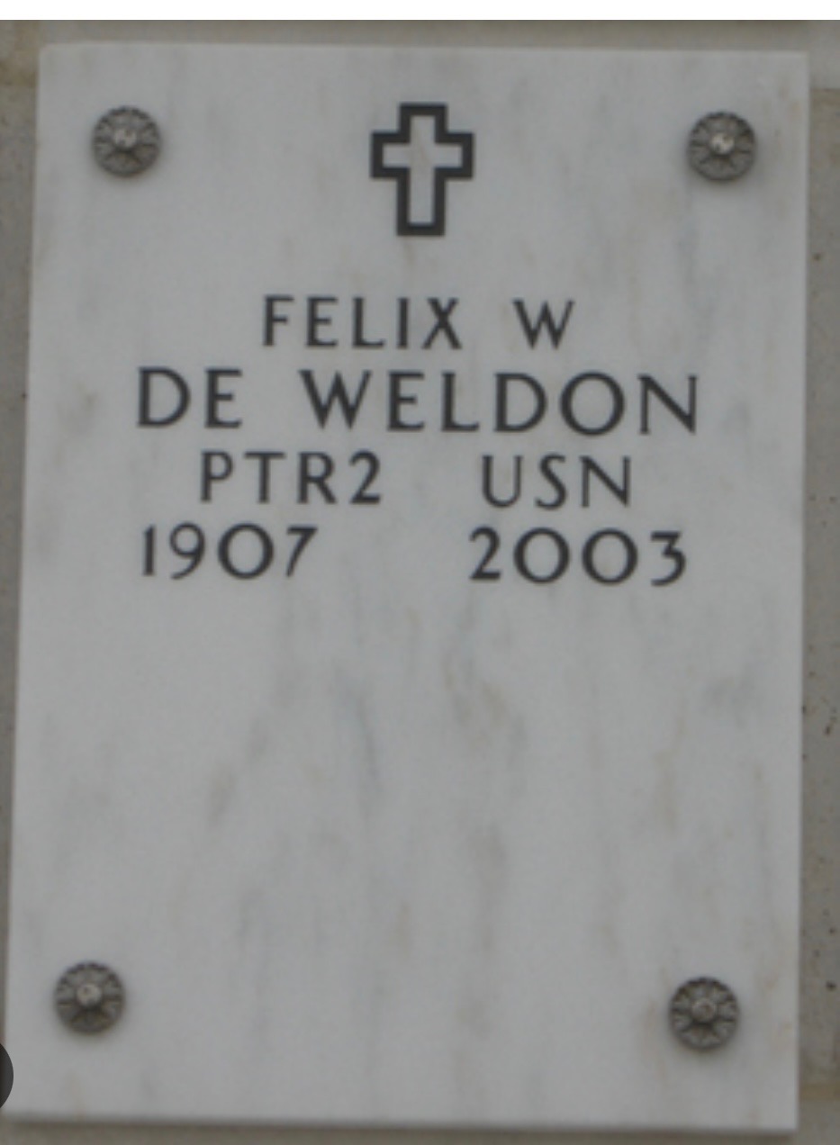 Felix de Weldon headstone